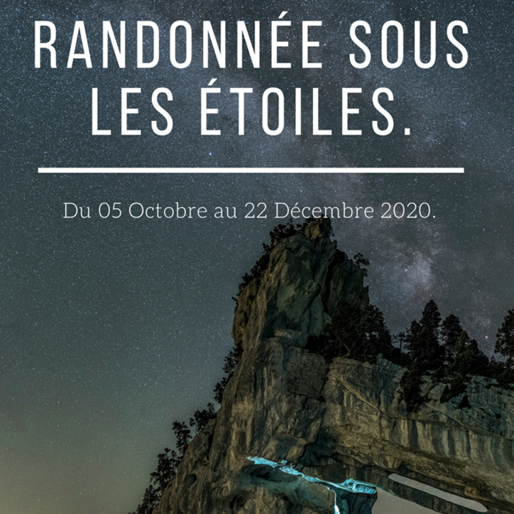 Randonnée sous les étoiles