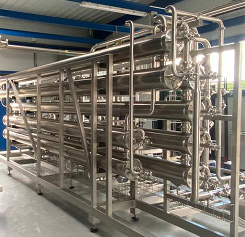 traitement et recyclage des eaux de process chez Nestlé Waters, site de Contrexeville
