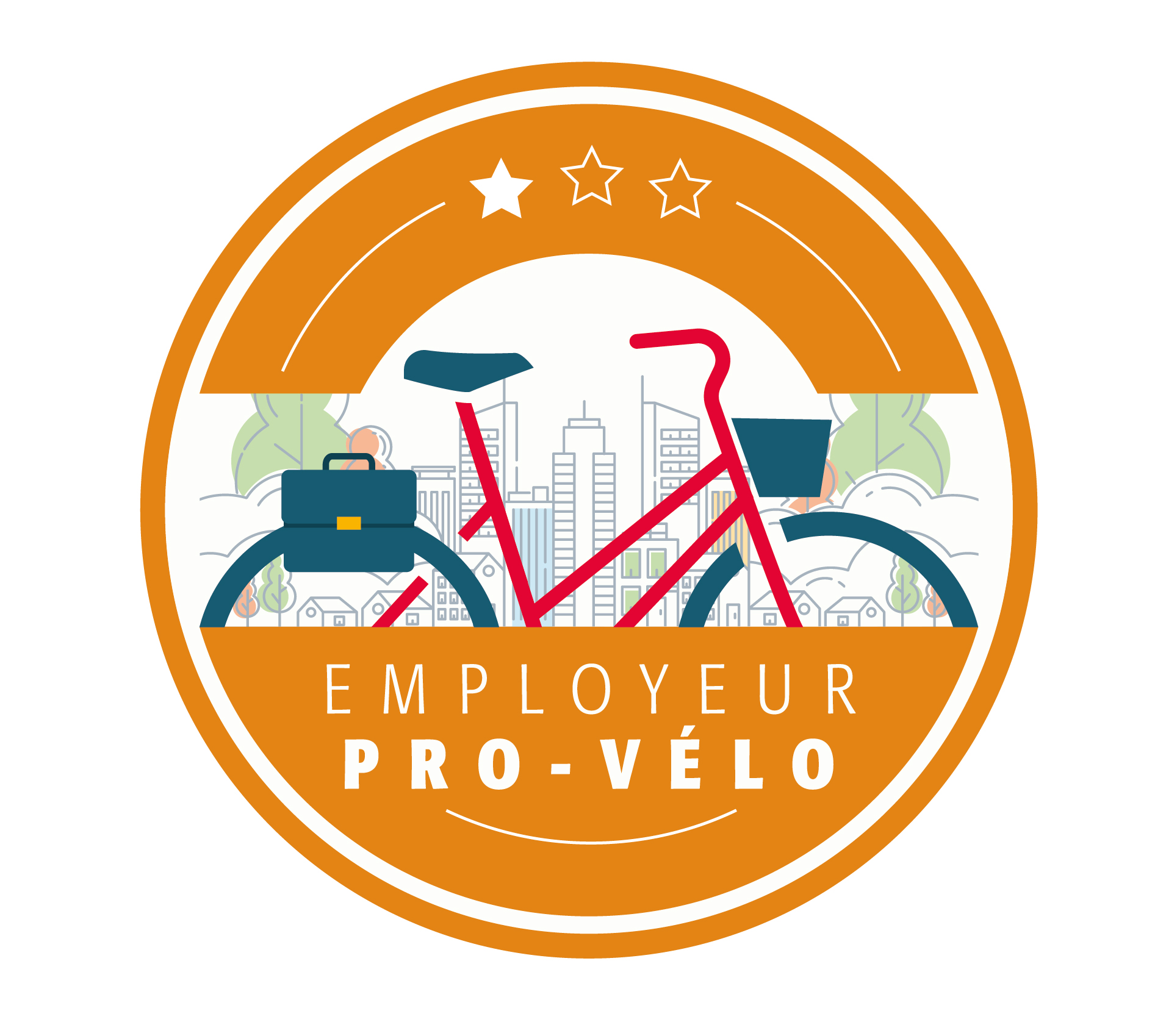 ICE labellisé Employeur Pro vélo - certified Employer Pro Vélo
