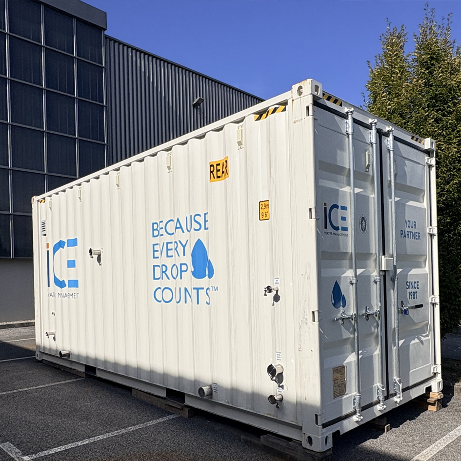 ICE aménage un container conteneur maritime