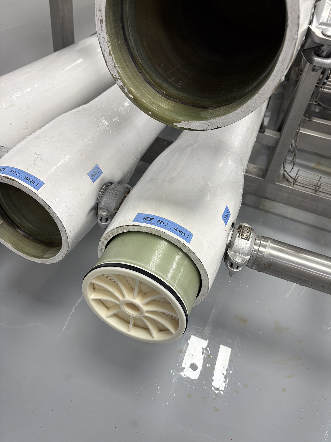 remplacement des membranes d’osmose inverse – replacement of reverse osmosis membranes 3 remplacement des membranes d'osmose inverse - replacement of reverse osmosis membranes