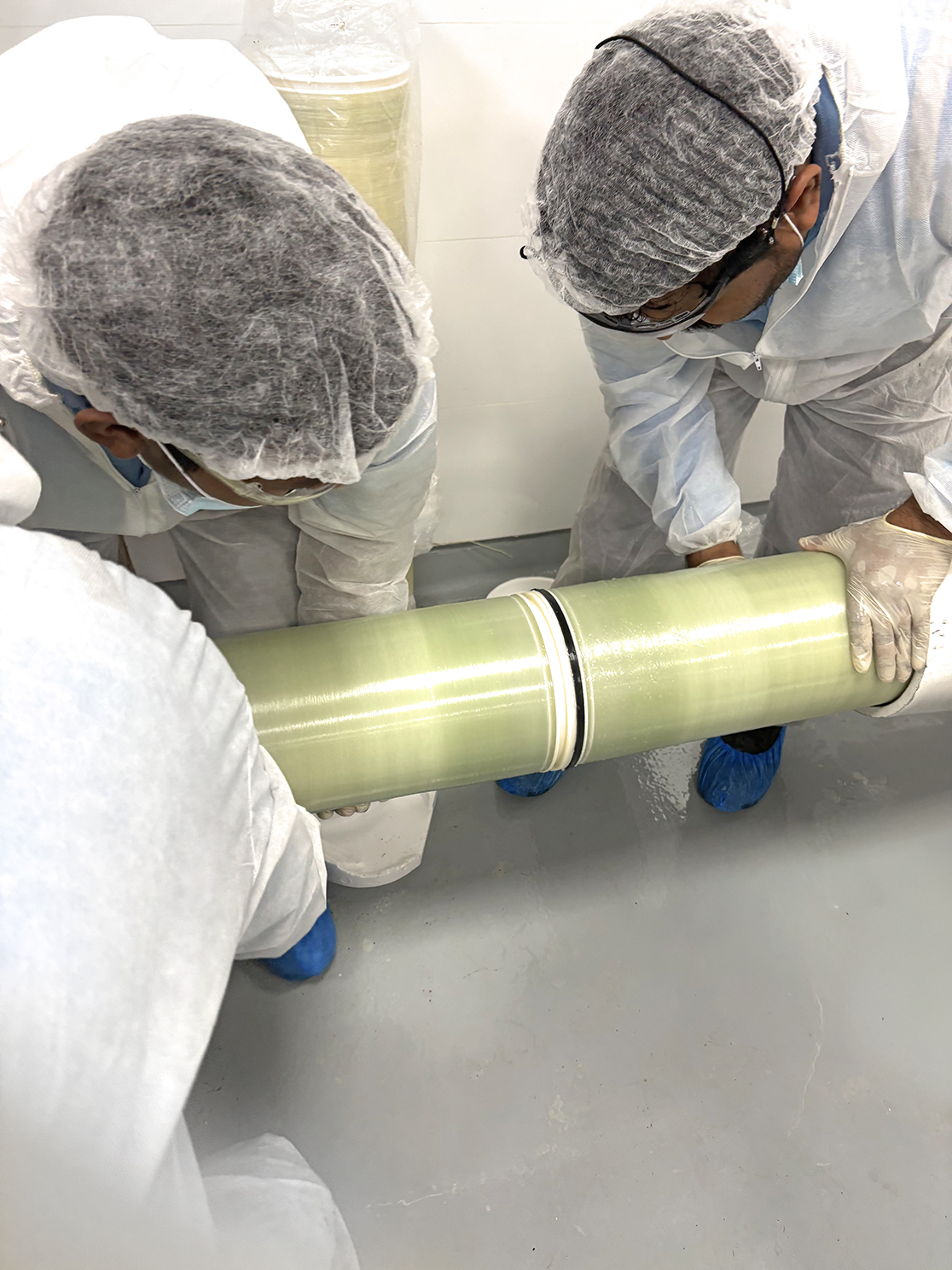 remplacement des membranes d’osmose inverse – replacement of reverse osmosis membranes 5