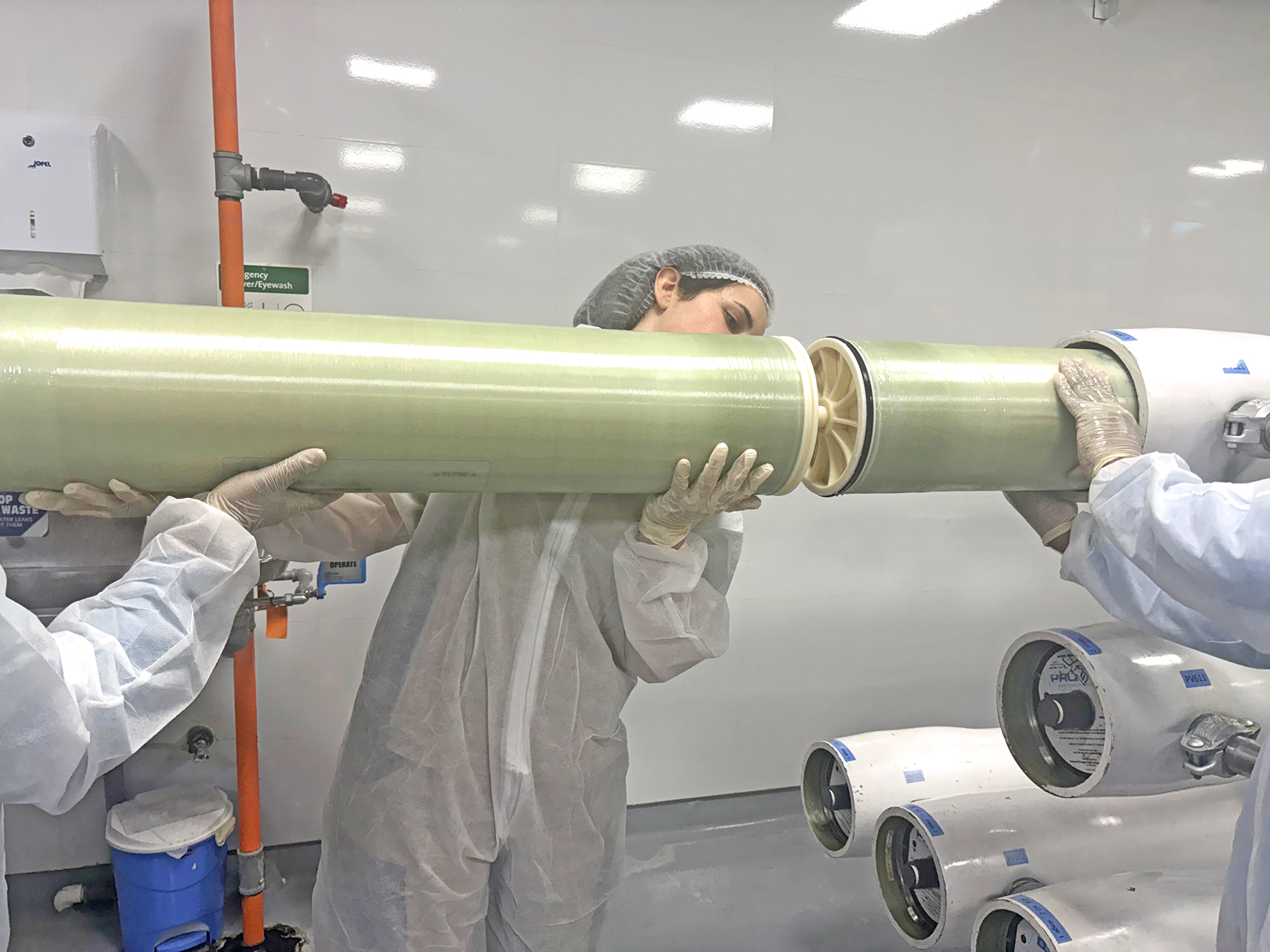 remplacement des membranes d’osmose inverse – replacement of reverse osmosis membranes 7 remplacement des membranes d'osmose inverse - replacement of reverse osmosis membranes