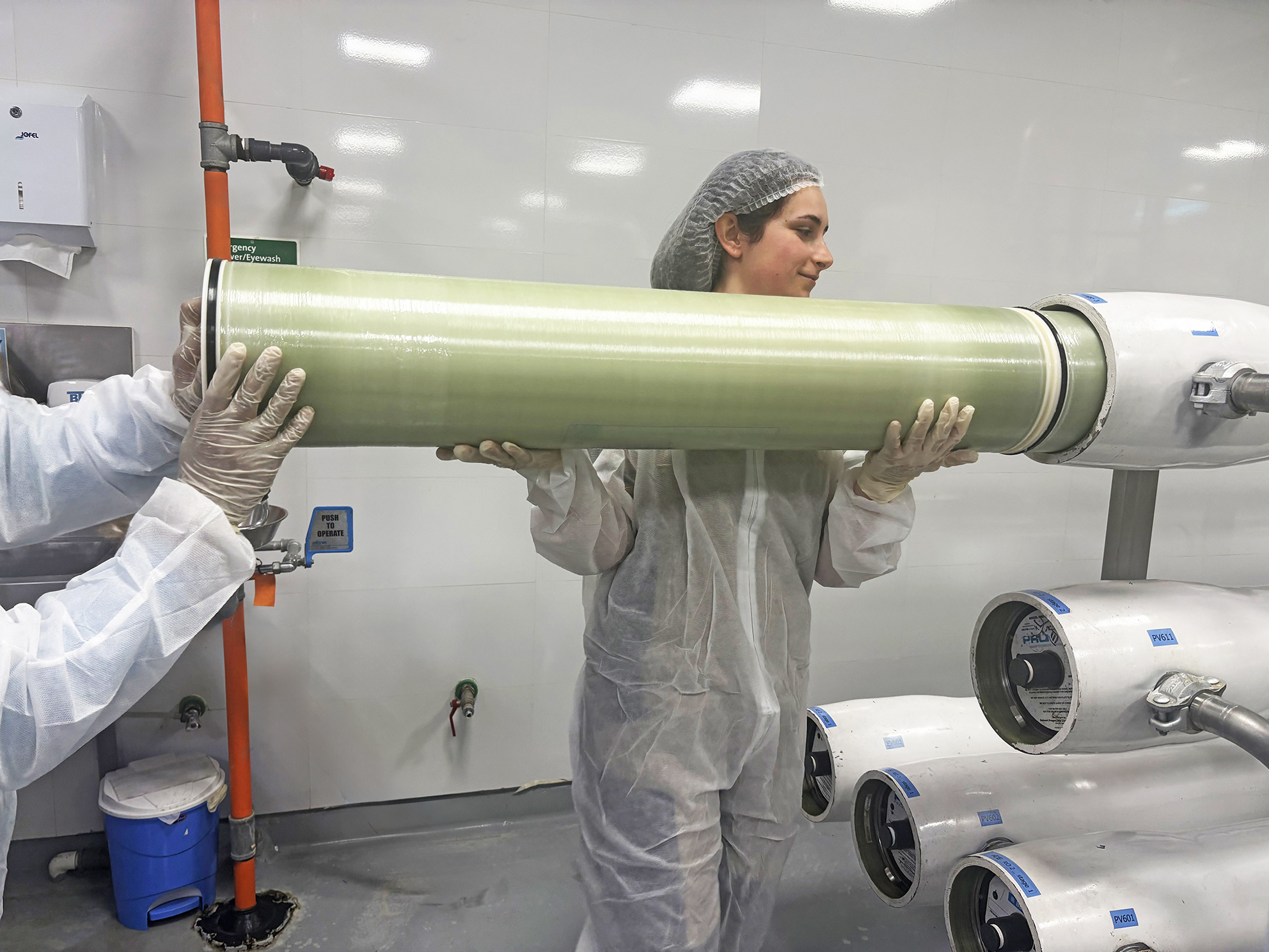 remplacement des membranes d’osmose inverse – replacement of reverse osmosis membranes 9