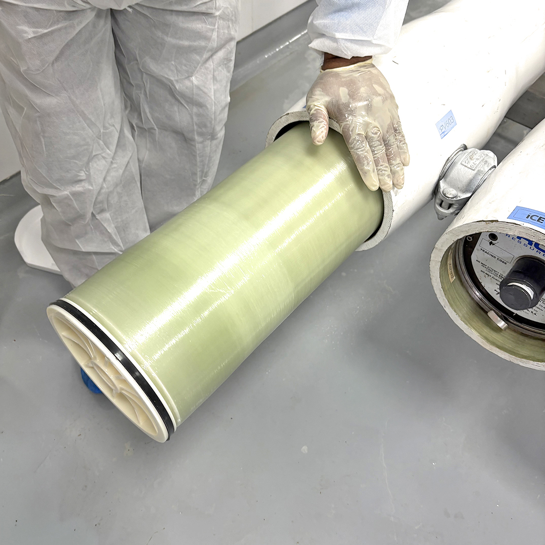 remplacement des membranes d'osmose inverse